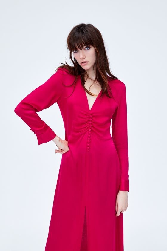 ワンピース A FERRETTI Woman Dress Fuchsia 04570114 0209 Fuchsia Embroidered A Line Gown 25826 | Jovani