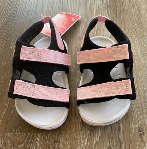 NIKE~NEW~Sunray Adjust 6 Baby/Toddler Girls' Slide Sandals~Size 5~5C~NWT~Pink