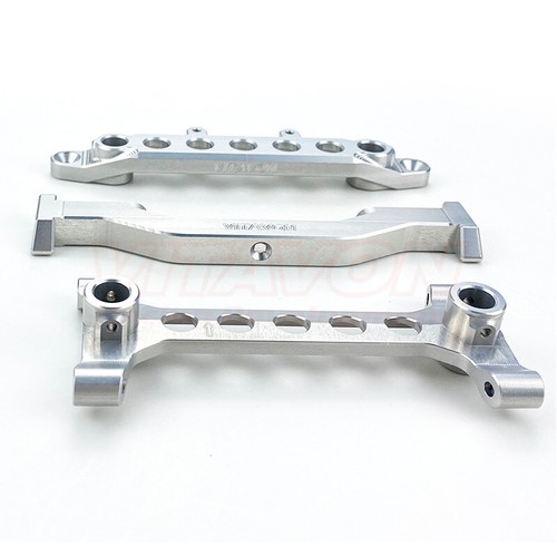 VITAVON SCX6 CNC Alu #7075 Brace Set for Axial SCX6 Jeep Wrangler 1/6 silver - Picture 4 of 6