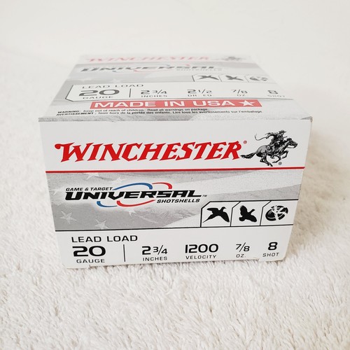 Winchester Game & Target U208 Dove Shotshell 20G Grey Red Collector's EMPTY BOX - Picture 2 of 6