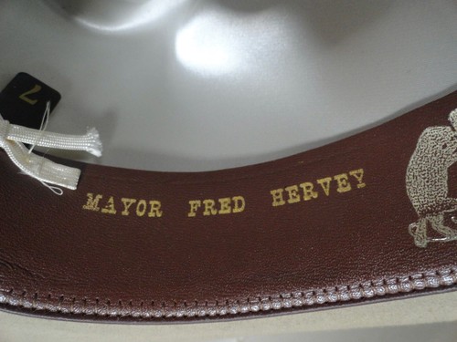 VTG Stetson Silverbelly 3X Beaver Hat Gen CJ LeVan Fred Hervey sz 7 Unworn 70s - Picture 3 of 22