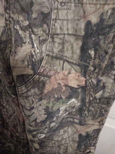 CARHARTT Camo Bib Overalls Youth Size 10 Mossy Oak- Insulated Waist to Ankles - Picture 8 of 12