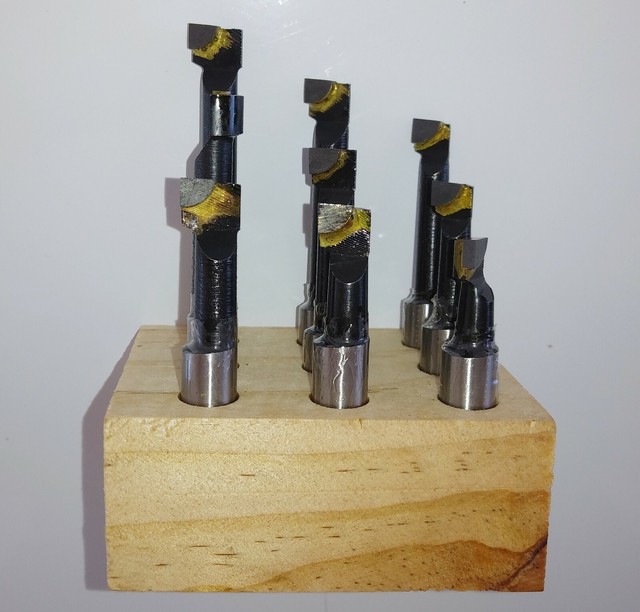 3/8" Boring Bar Set C6 9 Pcs Carbide Tipped Bars 3/8" Shank New eBay