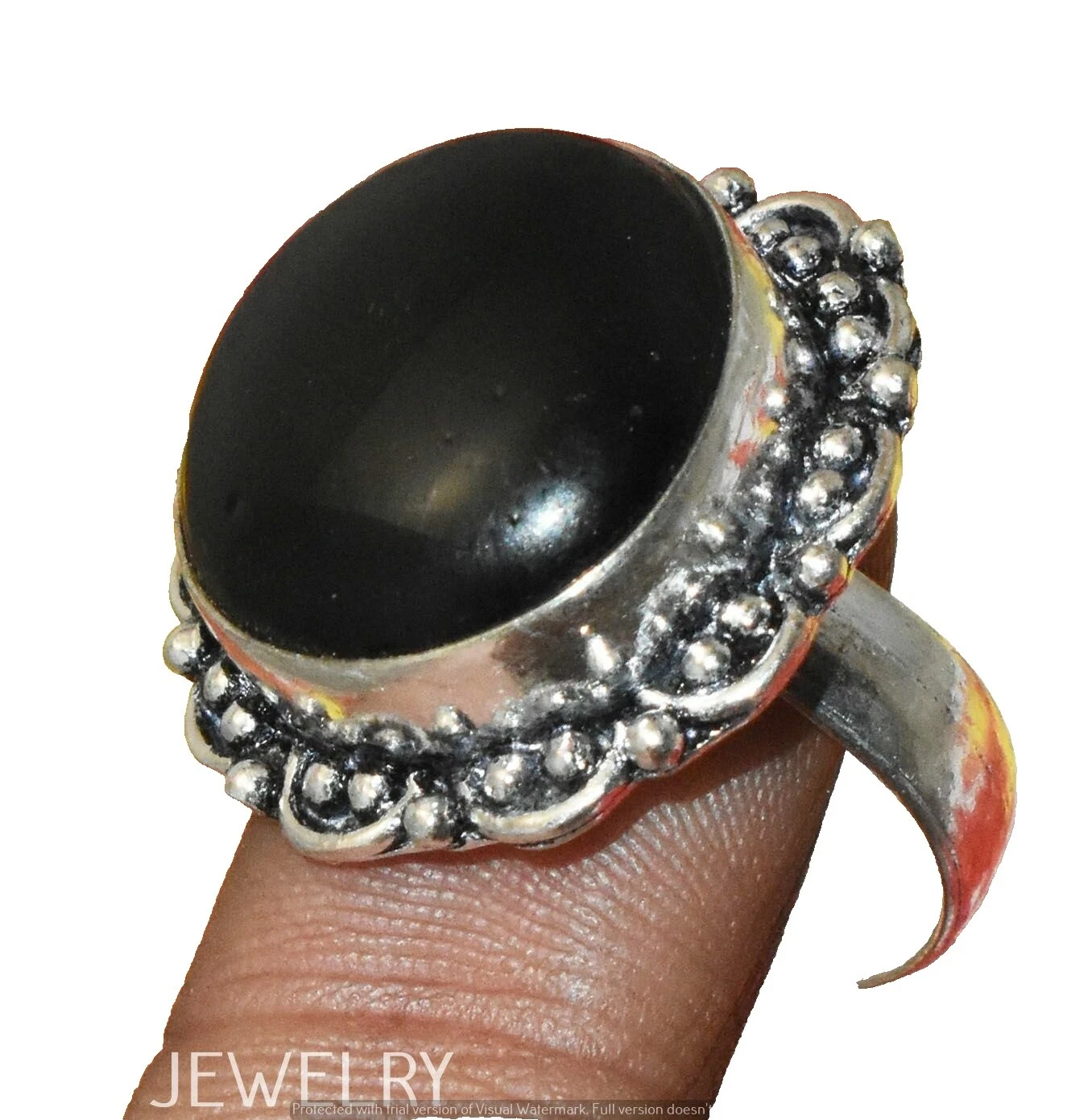 Onyx Anillo de cóctel de 8.5 Anillos de Moda
