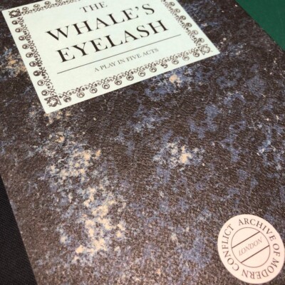 THE WHALE'S EYELASH A PLAY IN FIVE ACTS Timothy Prus FIRST