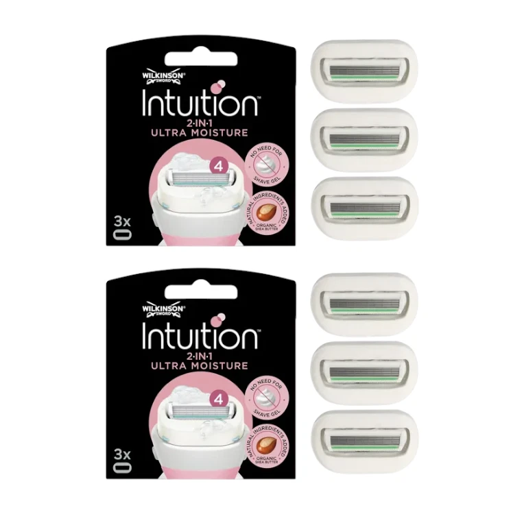 6 Wilkinson Intuition Ultra Moisture Rasierklingen für Damen NEU ohne OVP