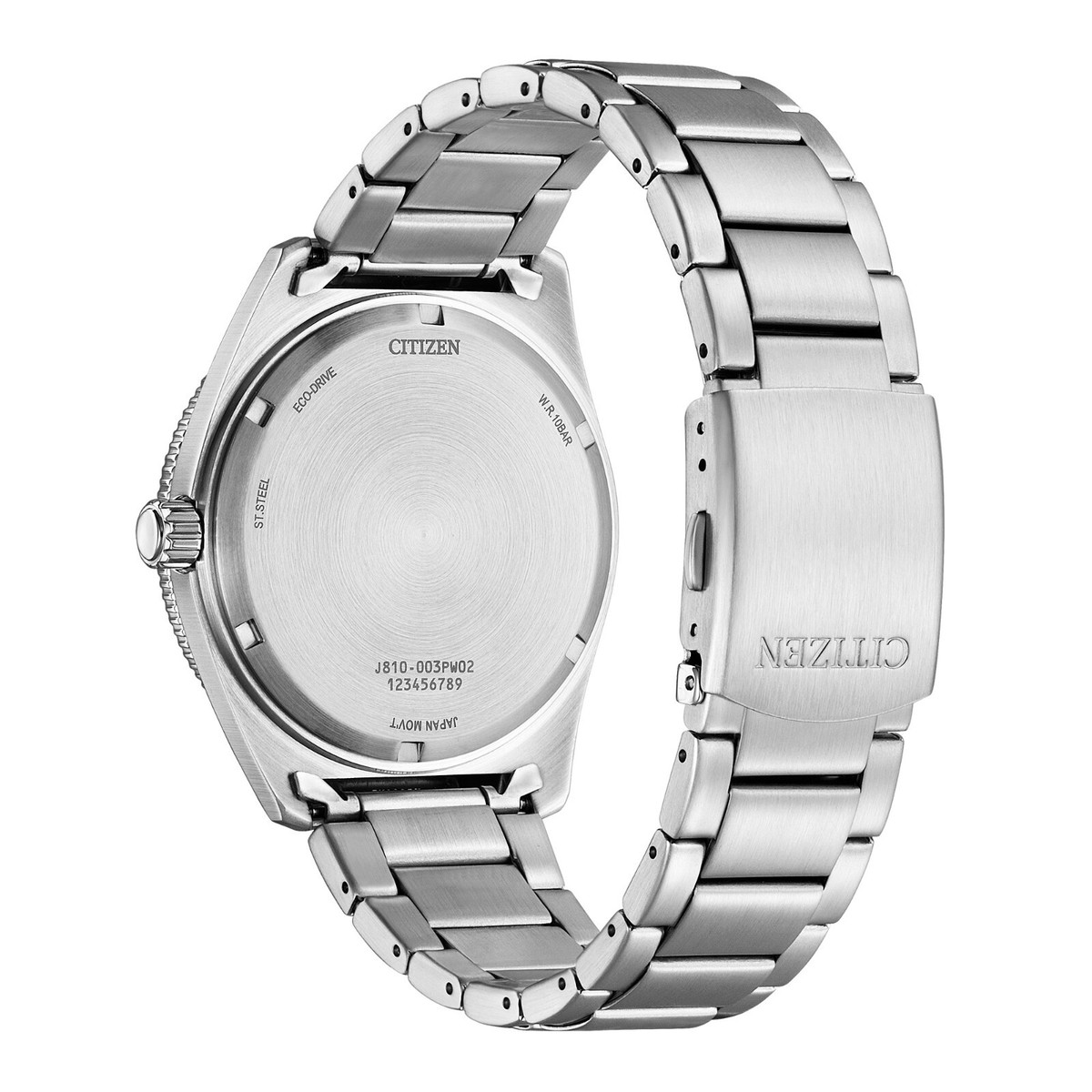 Citizen Men's Eco-Drive Calendar Silver Stainless Steel Watch 43