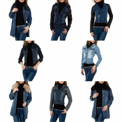 Damen Oversized Jeans Jacke 5733 Ital-design