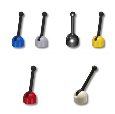 【k】 LEGO 10x Antenna Small Base Black Lever - Choose Your Colour