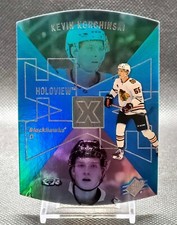 2023-24 Upper Deck Extended SPx Die-Cut Holoview Kevin Korchinski #SPX-18