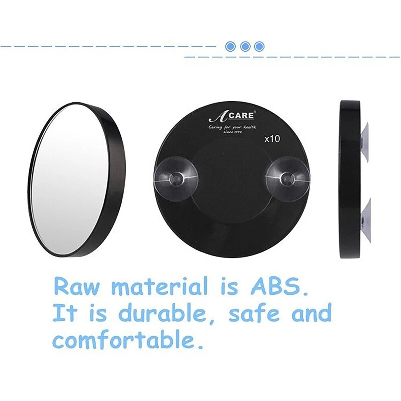 5X - 15X Magnifying Cosmetic Mini Mirror Eye Makeup Eyebrow Suction Cups Make Up - Image 3 of 4