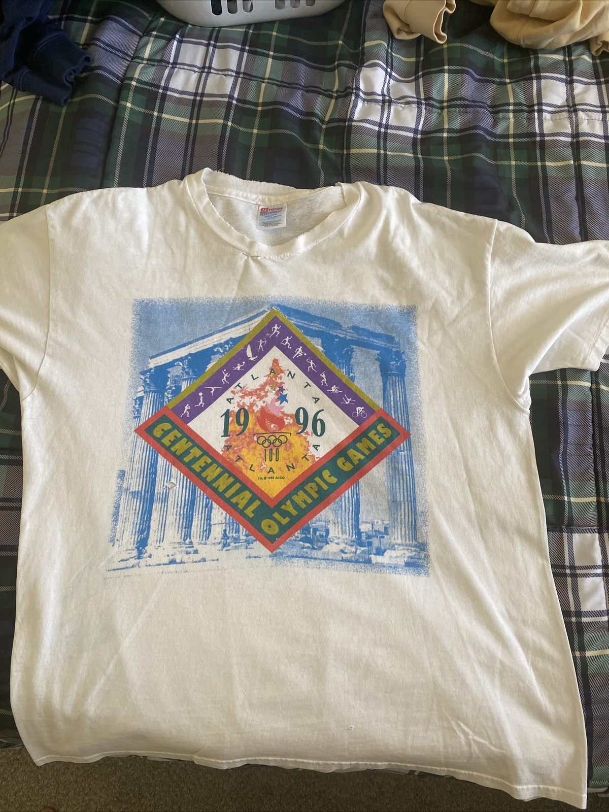 Casquette vintage des années 90 aux Jeux olympiques d'Atlanta