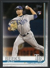 Jalen Beeks 2019 Topps #688 Rookie - Tampa Bay Rays