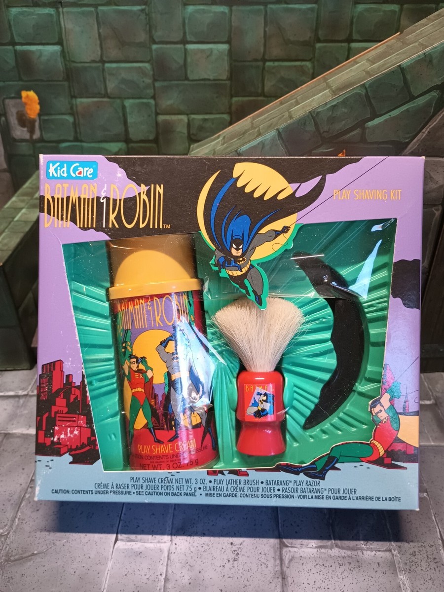 vintage batman the adventure of batman and robin play shave set