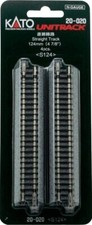 Kato 20-020 N Unitrack 124mm 4 7/8 Straight Track 4pcs
