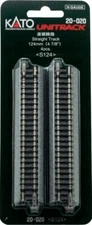 Kato 20-020 N Unitrack 124mm 4 7/8 Straight Track 4pcs