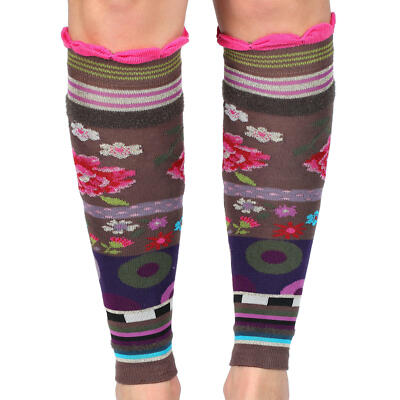 Chauffe-jambes Dub & Drino Femme – Motif Ikat Coloré – One Size – Made In Italy