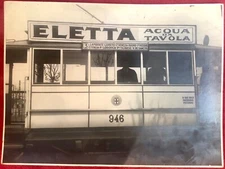 Milan Tram line Lambrate Loreto Duomo De Santics photograph 23X17 cm 