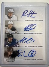 2013-14 Panini Contenders Fours Auto Strome/Grigorenko/Killorn/Lindholm RC