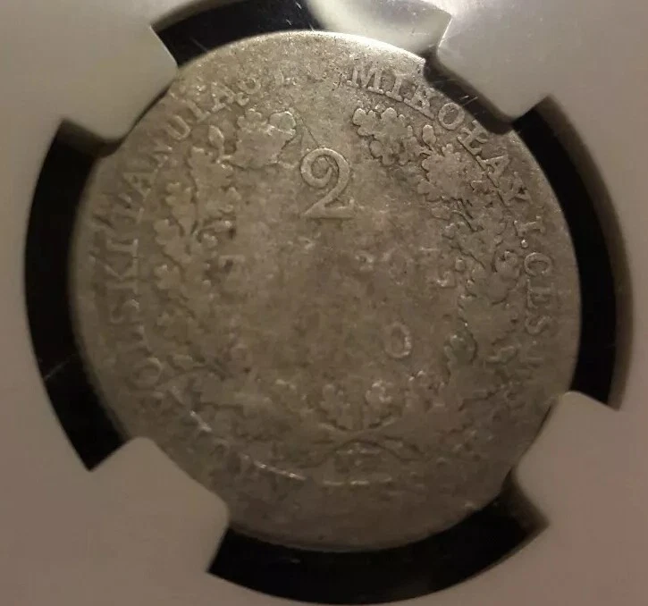 1830 FH POLAND 2 ZLOT  NGC  G 4 - Image 3 of 3