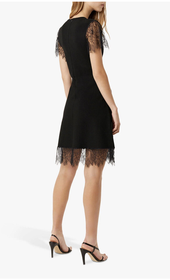 French Connection Womens Dresses Black Size 6 Black Lace Dress, $128 | eBay