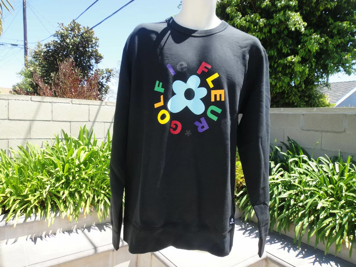 x GOLF LE FLEUR Black Crew Neck Sweatshirt 10009027-AO1-001 888755873304 | eBay