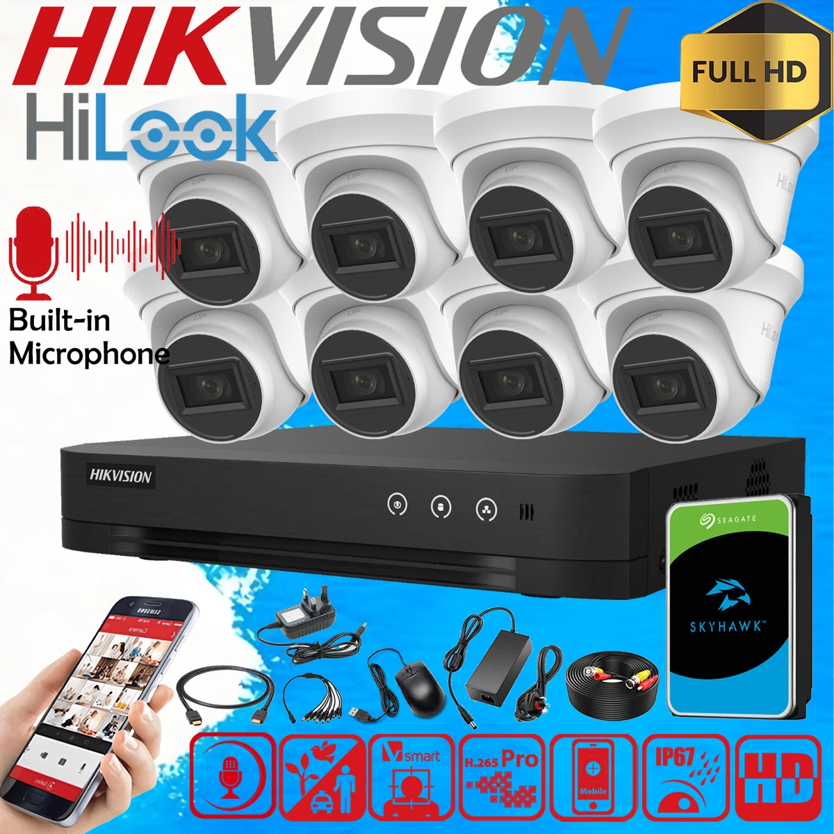 Outdoor microphone for security cheap system