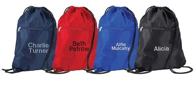 QUADRA Branded Personalised Waterproof Swim Bag with Side Pocket