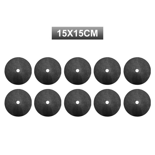 10Pcs Non- Woven Tree Mulch Ring Round Weed Barrier Tree Protection Weed Mats - Picture 14 of 19