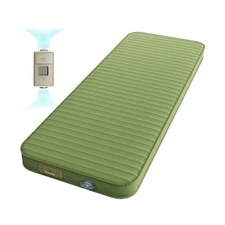 Camping Sleeping Pad, 4" Ultra-Thick Memory Foam Camping Mat with Built-in El...
