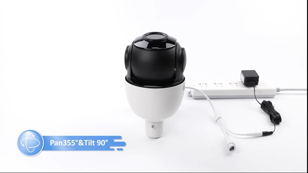 JENNOV 4K 8MP 30X Zoom PoE Security Camera PTZ Auto Tracking