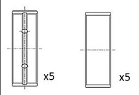 1X FAI AutoParts BM1058-STD Kurbelwellenlager FüR Renault Nissan Opel Vauxhall