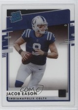 2020 Panini Chronicles Clearly Donruss Rated Rookie Jacob Eason #RR-JE 17p7