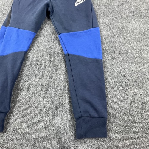 Nike Pants Boys Medium Joggers Tech Fleece Athletic Zipper Pockets 804818-410 - Picture 4 of 15