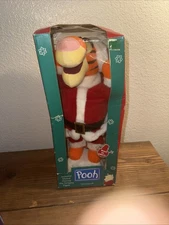 Vintage Rare Telco Disney, Tigger Talking Animated Winnie the Pooh Christmas