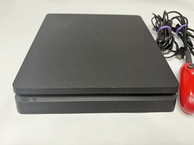 SONY PLAYSTATION 4 SLIM 1TB CONSOLE BUNDLE, Controller, Cables.