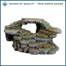 Decorative Resin Cave Hideout for Reptiles, Fish, and Amphibians - Large