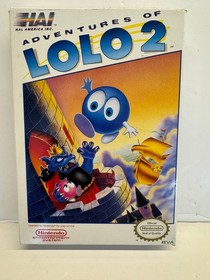 Adventures of Lolo 2 Nintendo NES 1990 Complete in Box CIB! L@@K!