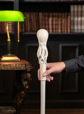 Carved Walking Cane with Octopus Handle, Handmade Walking Stick Cane for for Men