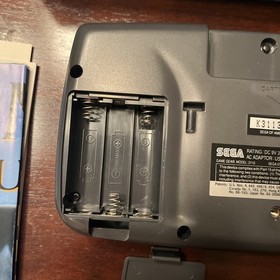 1992 Sega Game Gear Core System Blue Box & Tray parts or repair manual poster 