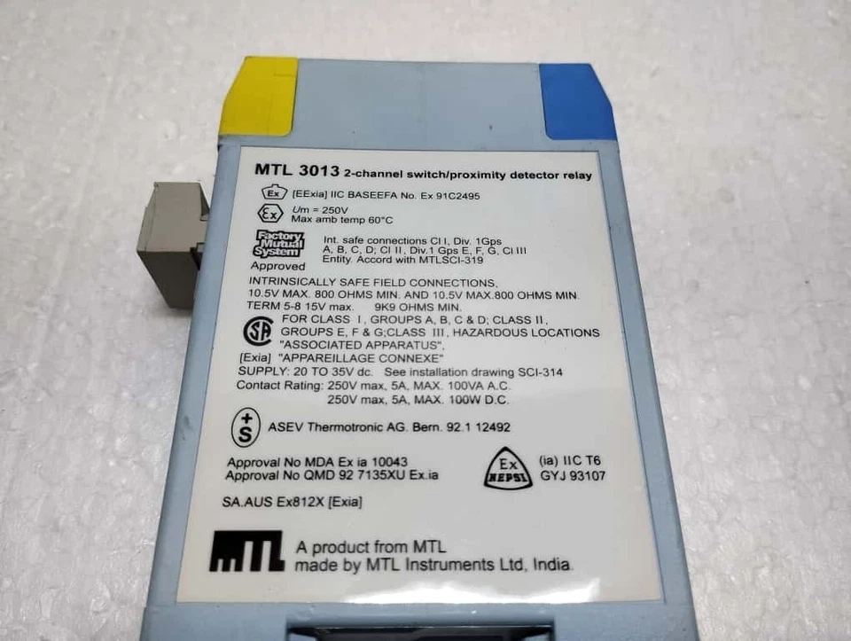 MTL Detector Relay MTL-3013  2-Channel Technology Switch/Proximity - Image 4 of 4