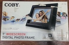 COBY 7" Widescreen Digital Photo Frame  Black DP-758