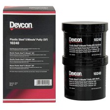 DEVCON 10240 Putty,Dark Gray,Plastic Steel 65KU62