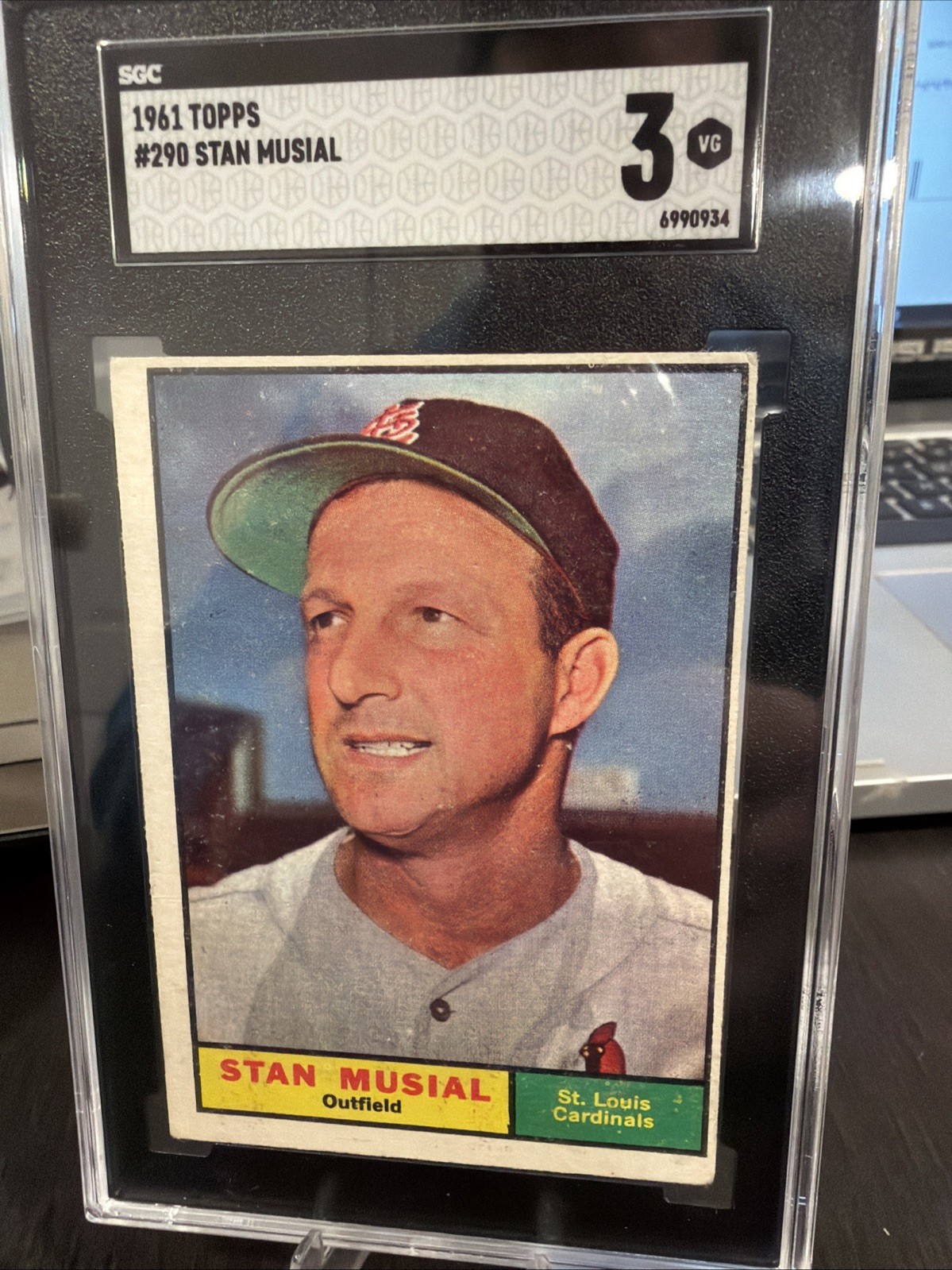 1961 Topps - Stan Musial #290 HOF SGC 3