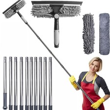 Telescopic Window Cleaner Squeegee 4.5m Long Reach Window Cleaning Equipment