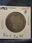 1896 S Barber Half Dollar Key Date