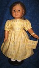 Yellow Spring Dress w/ Bunnies, Cats, Birds & Purse -Fits 18" American Girl Doll — photo 1