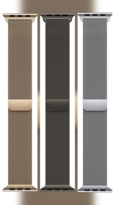 Original Apple Milanese Edelstahl Armband  42/41/40/38mm OVP WIE NEU