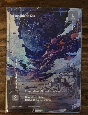 Wonders of the First Transition's End Formless Foil Alt Art Call of the Stones