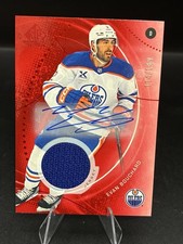 2025-26 Upper Deck SP Game Used Evan Bouchard Red Auto Jersey /149 #32 Oilers